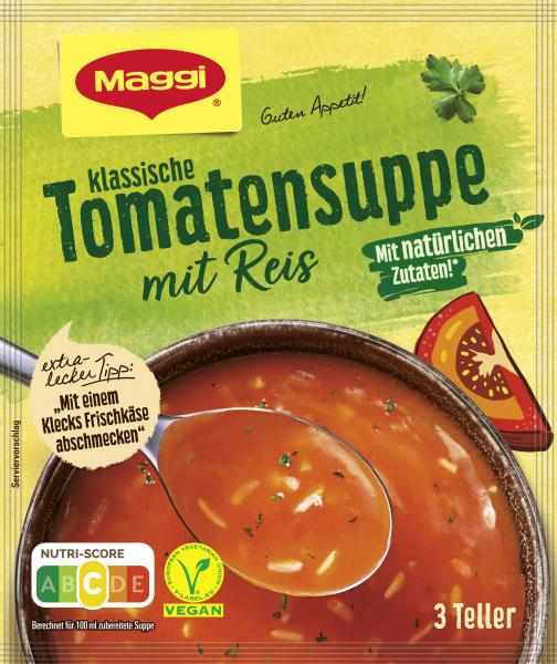 Maggi Guten Appetit, Tomatensuppe mit Langkornreis von Maggi