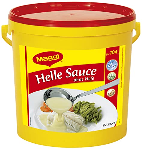 Maggi Helle Sauce, vegetarisch und laktosefrei, 1er Pack (1 x 12,5kg Eimer) von Maggi