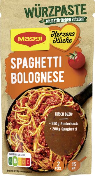 Maggi Herzensküche, Würzpaste für Spaghetti Bolognese von Maggi