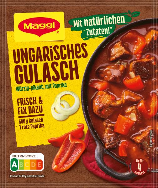 Maggi Idee für Ungarisches Gulasch von Maggi