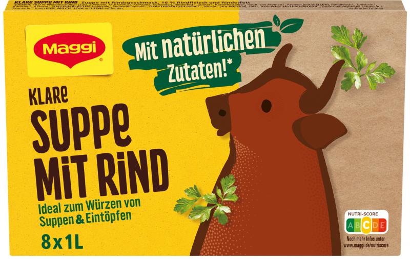 Maggi Klare Suppe mit Rind - ergibt 8 Liter Maggi Klare Suppe mit Rind - ergibt 8 Liter von Maggi
