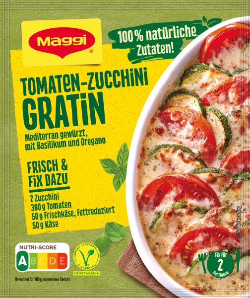 Maggi Natürlich & Bewusst Tomaten-Zucchini Gratin von Maggi