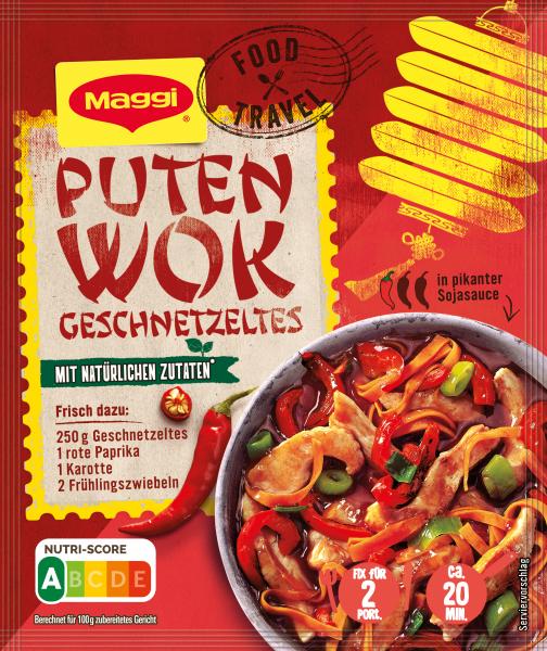 Maggi Fix für Puten-Wok Geschnetzeltes Maggi Fix für Puten-Wok Geschnetzeltes von Maggi