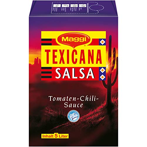 Maggi Texicana Salsa Tomaten-Chili-Sauce als Dip und Würzsauce, Servierfertig, 1er Pack (1 x 5L Karton) von Maggi