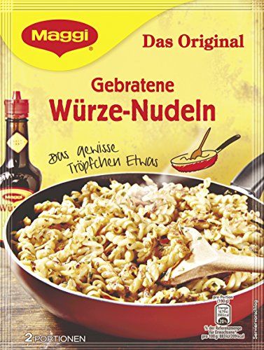 Maggi Wirtshaus Gebratene Würze Nudeln, 191 g Beutel, ergibt 2 Portionen von Maggi