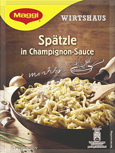 Maggi Wirtshaus Spätzle Champignons, 11er Pack (11 x 123 g) von Maggi