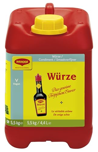MAGGI Professional Würze, vegan, universell einsetzbar, 1er Pack (1 x 5,5kg Kanister) von NESTLE PROFESSIONAL