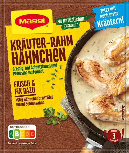 Maggi Fix für Kräuter-Rahm Hähnchen Maggi Fix für Kräuter-Rahm Hähnchen von Maggi