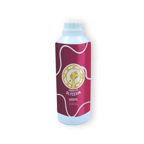 FIMO Glycerin 99,5% 1000ml Pharmaqualität made in Germany, 99,98% rein Pflanzlich, Glyzerin Glycerol flüssig transparent 1000ml-Flasche FIMO Glycerin 99,5% 1000ml Pharmaqualität made in Germany, 99,98% rein Pflanzlich, Glyzerin Glycerol flüssig transparent 1000ml-Flasche von Magic Nuts