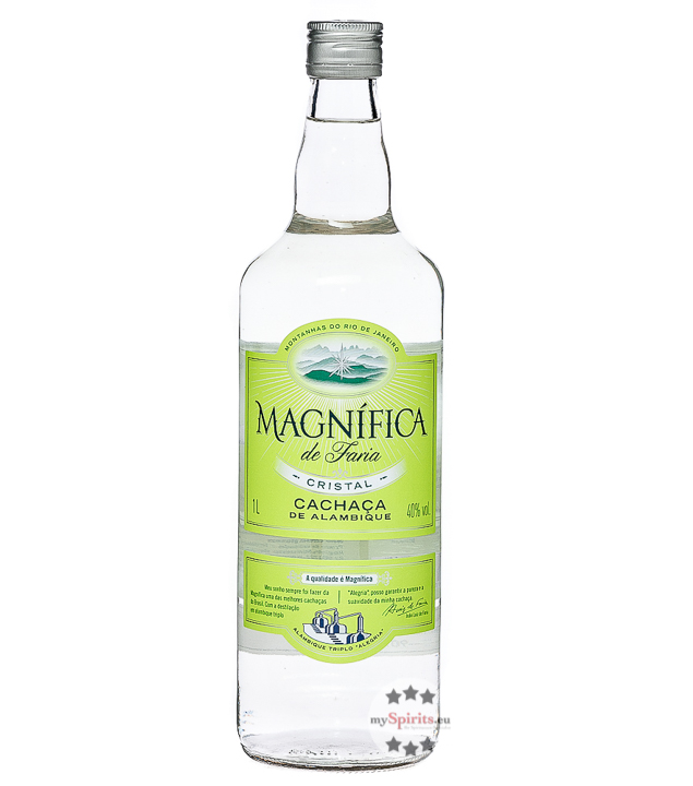 Magnífica de Faria Cristal Cachaç (40 % Vol., 1,0 Liter) von Magnífica de Faria