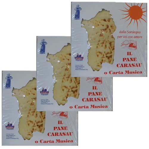 3x Mago Merlini 'il Pane Carasau o Carta Musica', Sardisches Brot, 500g 3x Mago Merlini 'il Pane Carasau o Carta Musica', Sardisches Brot, 500g von Mago Merlini
