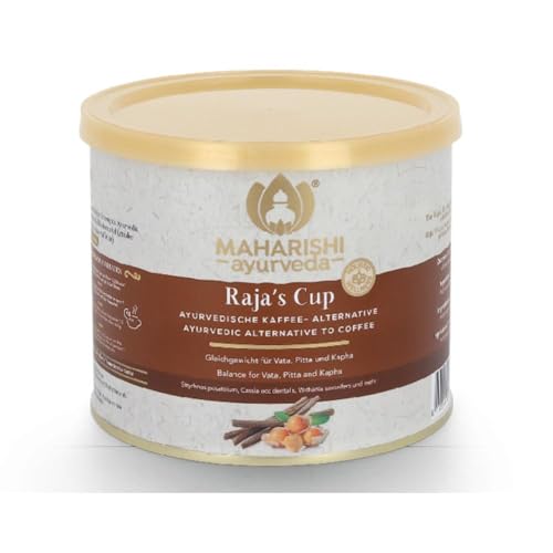 Maharishi Ayurveda Raja's Cup Pulver | Kaffeesurrogat | 100% Koffeinfrei | Bekömmlich | Sehr ergiebig | 228 g | 1er Pack Maharishi Ayurveda Raja's Cup Pulver | Kaffeesurrogat | 100% Koffeinfrei | Bekömmlich | Sehr ergiebig | 228 g | 1er Pack von Maharishi Ayurveda