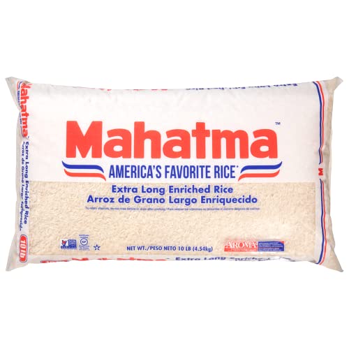 Mahatma Extra-Long-Grain Rice 10-Pound Rice Bag, Gluten-Free and Non-GMO White Rice Bulk Bag, 1 Bag of Rice Mahatma Extra-Long-Grain Rice 10-Pound Rice Bag, Gluten-Free and Non-GMO White Rice Bulk Bag, 1 Bag of Rice von Mahatma