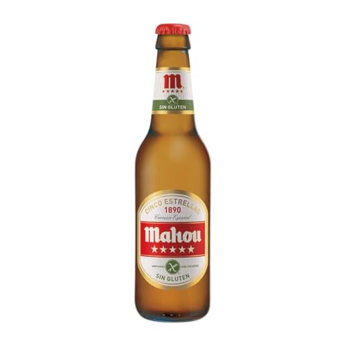 Bier 24 Einheiten Box Mahou sin Glúten Drittel-Liter-Flasche 33 cl Bier 24 Einheiten Box Mahou sin Glúten Drittel-Liter-Flasche 33 cl von Mahou SA