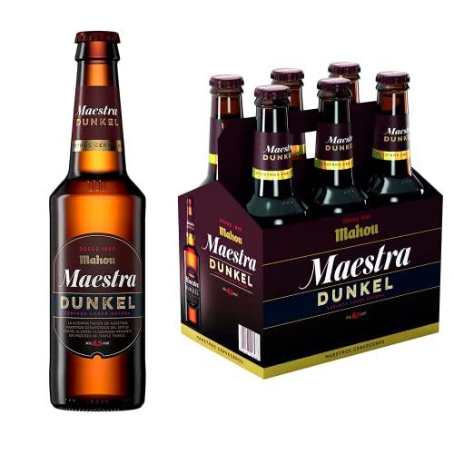 Bier Premium München Dunkel 1890 Maestra Mahou 6x33cl (Box 6 Flaschen) von Mahou