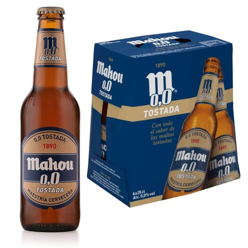 Mahou Tostada Bier, 6 x 0,25L von Mahou
