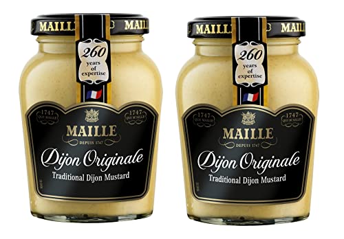 Maille Dijon-Senf (215g) - Packung mit 2 von Maille