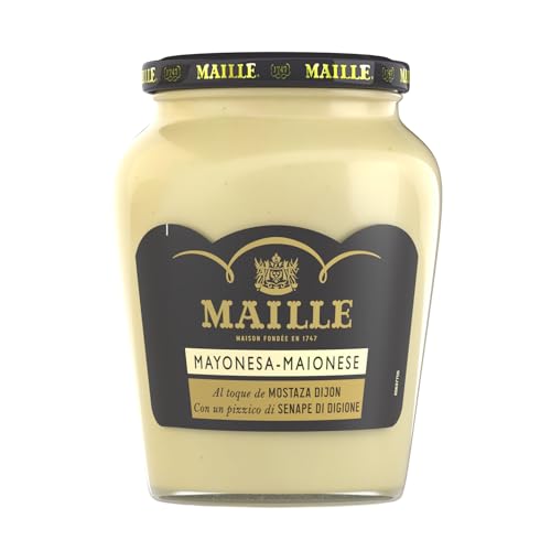 Maille - Mayonnaise mit einem Hauch von Dijon-Senf - Ideal, um Ihren Mahlzeiten einen besonderen Geschmack zu verleihen - 320 Gramm von Maille