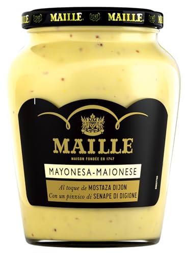 Maille - Mayonnaise mit einem Hauch von Dijon-Senf - Ideal, um Ihren Mahlzeiten einen besonderen Geschmack zu verleihen - 320 Gramm von Maille