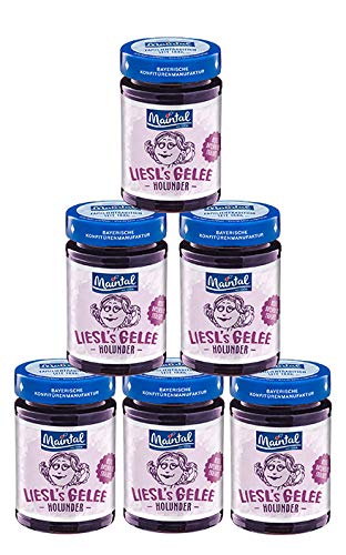Set Bayerisches Holunderbeer-Gelee extra, 6 x 220 g Set Bayerisches Holunderbeer-Gelee extra, 6 x 220 g von Maintal Konfitüren GmbH