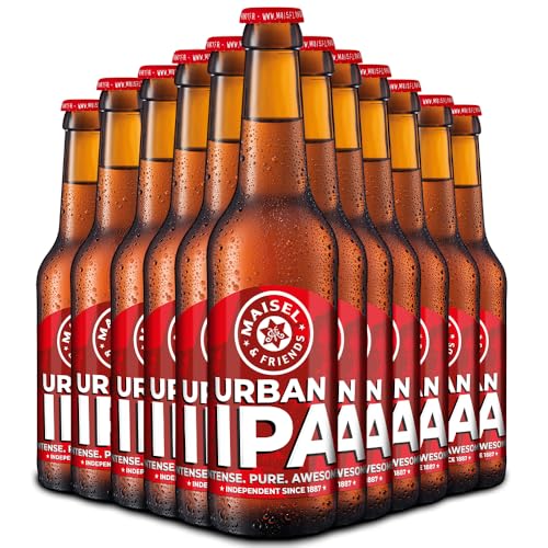 Maisel und Friends | neuheit, Urban IPA | craftbeer | craft Bier nach Reinheitsgebot in Bayern | 12 x 0,33l | inklusiv 0,96 Pfand Maisel und Friends | neuheit, Urban IPA | craftbeer | craft Bier nach Reinheitsgebot in Bayern | 12 x 0,33l | inklusiv 0,96 Pfand von Maisel & Friends