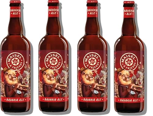 4 Flaschen Maisel´s & Friends Jeff´s Bavarian Ale a 0,75 L 7,1% vol. ink. MEHRWEG Pfand 4 Flaschen Maisel´s & Friends Jeff´s Bavarian Ale a 0,75 L 7,1% vol. ink. MEHRWEG Pfand von Maisel