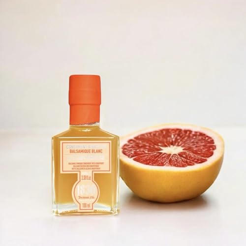 Grapefruit-Essig aus Italien, 100 ml – Fruchtiger Weißweinessig mit rosa Grapefruit, 4 % Säure – Feinkost von Maison Brémond 1830 für Salate, Fisch & mehr Grapefruit-Essig aus Italien, 100 ml – Fruchtiger Weißweinessig mit rosa Grapefruit, 4 % Säure – Feinkost von Maison Brémond 1830 für Salate, Fisch & mehr von Maison Bremond 1830