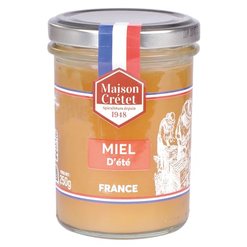 Maison Crétet Honig aus Frankreich, Sommer, nicht pasteurisierter Honig, 100 % natürlich, Glastopf 250 g Maison Crétet Honig aus Frankreich, Sommer, nicht pasteurisierter Honig, 100 % natürlich, Glastopf 250 g von Maison Crétet