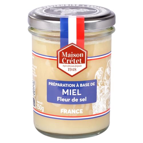 Maison Crétet | Honig aus Frankreich und Salzblüte | nicht pasteurisierter Honig | 100 % natürlich | Glastopf 250 g Maison Crétet | Honig aus Frankreich und Salzblüte | nicht pasteurisierter Honig | 100 % natürlich | Glastopf 250 g von Maison Crétet