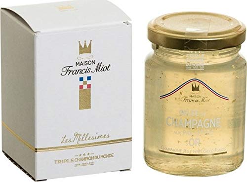 Champagnergelee mit Goldflocken, unter Schachtel, 100 g, von Maison Francis Miot