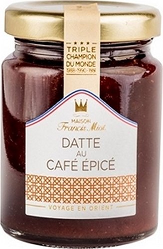 Dattelmarmelade mit scharfem Kaffee, 100 g Dattelmarmelade mit scharfem Kaffee, 100 g von MAISON FRANCIS MIOT