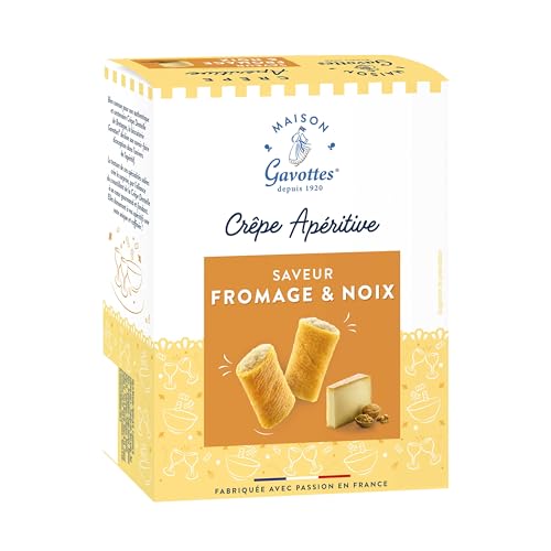 Maison Gavottes - kleine gefüllte Crêpes mit Comté - Nussfüllung - Millcrepes - 110g, Menge:1 Stück Maison Gavottes - kleine gefüllte Crêpes mit Comté - Nussfüllung - Millcrepes - 110g, Menge:1 Stück von Gavottes
