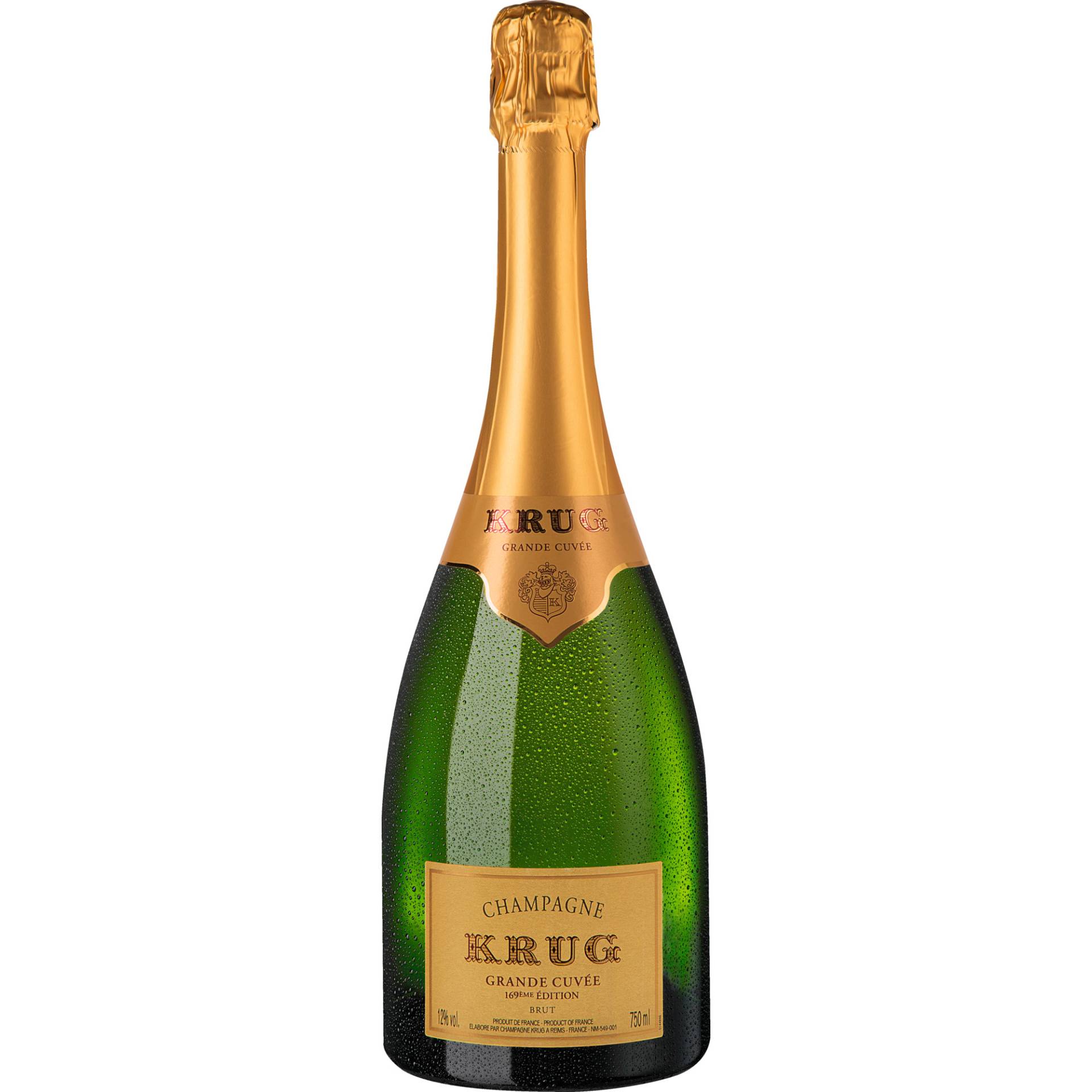Champagne Krug Grande Cuvée 171ème Edition, Brut, Champagne AC, Champagne, Schaumwein von Maison Krug, 51051 Reims, France