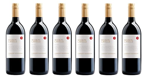 6x 1,0l - 2023er - Maison Lavelle - Cabernet Sauvignon - LITER - Pays d'Oc I.G.P. - Frankreich - Rotwein trocken 6x 1,0l - 2023er - Maison Lavelle - Cabernet Sauvignon - LITER - Pays d'Oc I.G.P. - Frankreich - Rotwein trocken von Maison Lavelle
