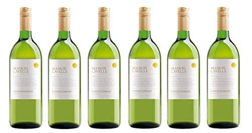 6x 1,0l - 2023er - Maison Lavelle - Chardonnay - LITER - Pays d'Oc I.G.P. - Frankreich - Weißwein trocken 6x 1,0l - 2023er - Maison Lavelle - Chardonnay - LITER - Pays d'Oc I.G.P. - Frankreich - Weißwein trocken von Maison Lavelle