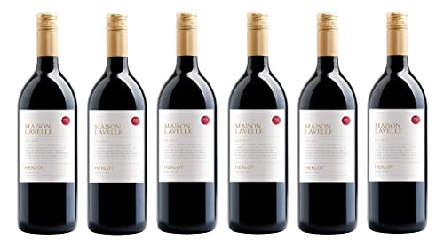 6x 1,0l - 2023er - Maison Lavelle - Merlot - LITER - Pays d'Oc I.G.P. - Frankreich - Rotwein trocken 6x 1,0l - 2023er - Maison Lavelle - Merlot - LITER - Pays d'Oc I.G.P. - Frankreich - Rotwein trocken von Maison Lavelle