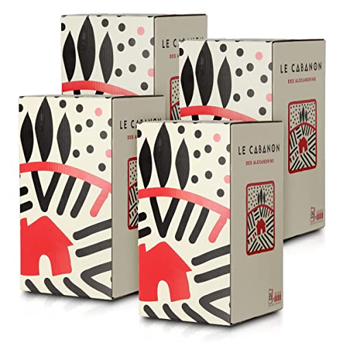 Maison Les Alexandrins Le Cabanon Rouge Rotwein trocken Bag-in-Box (4x3L) von Maison & Domaines Les Alexandrins