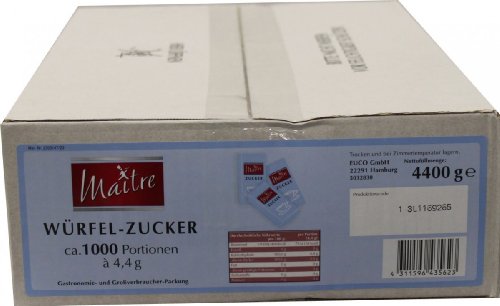 Maitre Würfel-Zucker, 1000 x 4,4g Maitre Würfel-Zucker, 1000 x 4,4g von The Great Canadian Tea