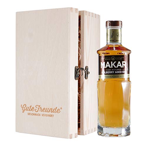 Makar Mulberry Aged Gin mit Geschenk-Holzkiste Makar Mulberry Aged Gin mit Geschenk-Holzkiste von Makar