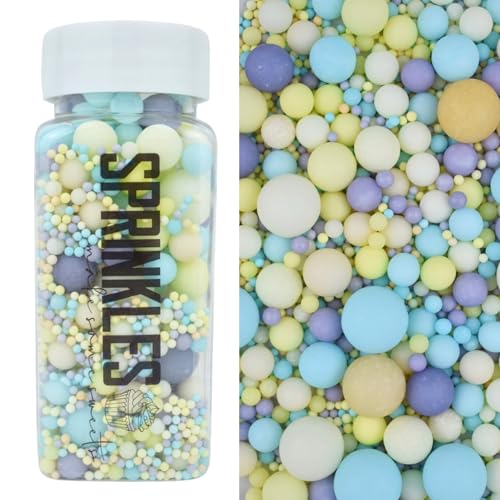 MakeSomeSweets PASTEL BALLS Essbare Sprinkles - Vegan, ohne Palmöl, perfekt zum Dekorieren von süßen und herzhaften Gerichten, 100g von MakeSomeSweets