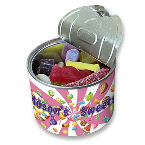 Bonbondose mit Lollipop-Wirbel-Design, personalisierbar, Geschenk zum Geburtstag, Weihnachtsstrumpf, mittelgroß Bonbondose mit Lollipop-Wirbel-Design, personalisierbar, Geschenk zum Geburtstag, Weihnachtsstrumpf, mittelgroß von MakeThisMine