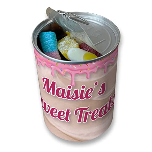 Bonbondose mit rosa Zuckerguss-Design, Geburtstagsgeschenk, Weihnachtsstrumpffüller, groß Bonbondose mit rosa Zuckerguss-Design, Geburtstagsgeschenk, Weihnachtsstrumpffüller, groß von MakeThisMine