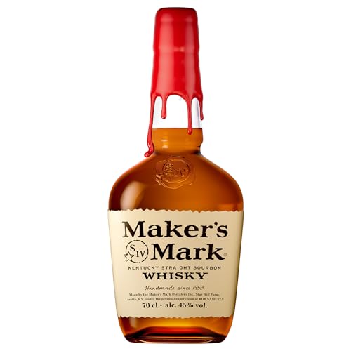 Maker's Mark | handgemachter Kentucky Straight Bourbon Whisky | weicher und vollmundiger Geschmack | 45% Vol | 700ml Einzelflasche von Maker's Mark