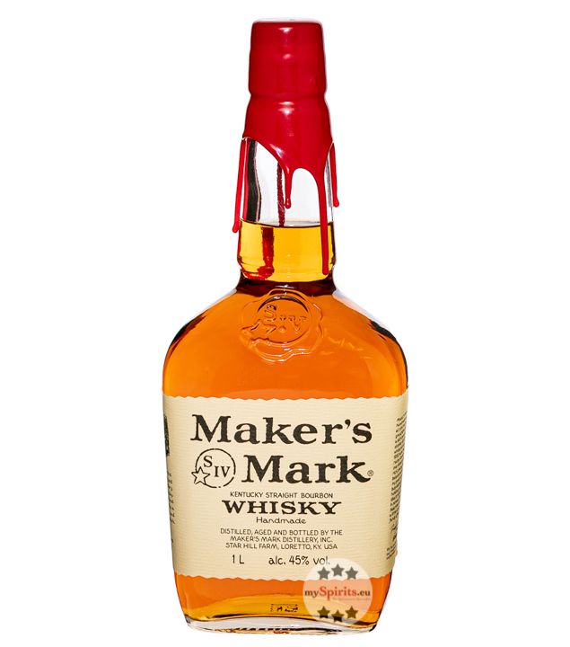 Maker's Mark Whisky Kentucky Straight Bourbon  (45 % vol, 1,0 Liter) von Makers Mark