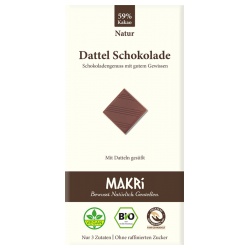 Dattel-Schokolade ohne raffinierten Zucker Dattel-Schokolade ohne raffinierten Zucker von Makri