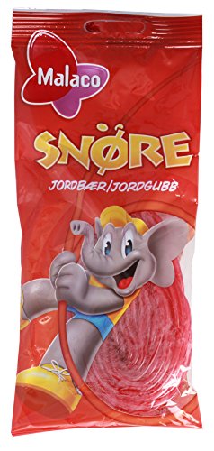 10x Malaco Snöre Jordbaer 94g von Malaco