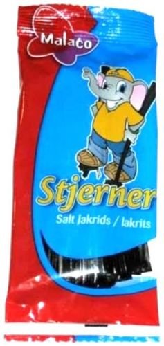 10x Malaco Stjerner Salt Lakrids 92g von Malaco