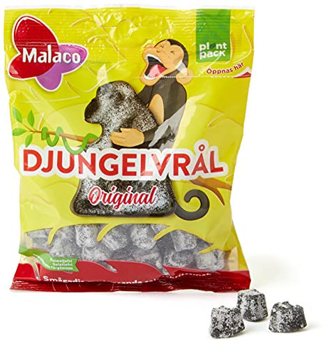 Malaco Djungelvral Salty Lakritze, 80 g Malaco Djungelvral Salty Lakritze, 80 g von Malaco