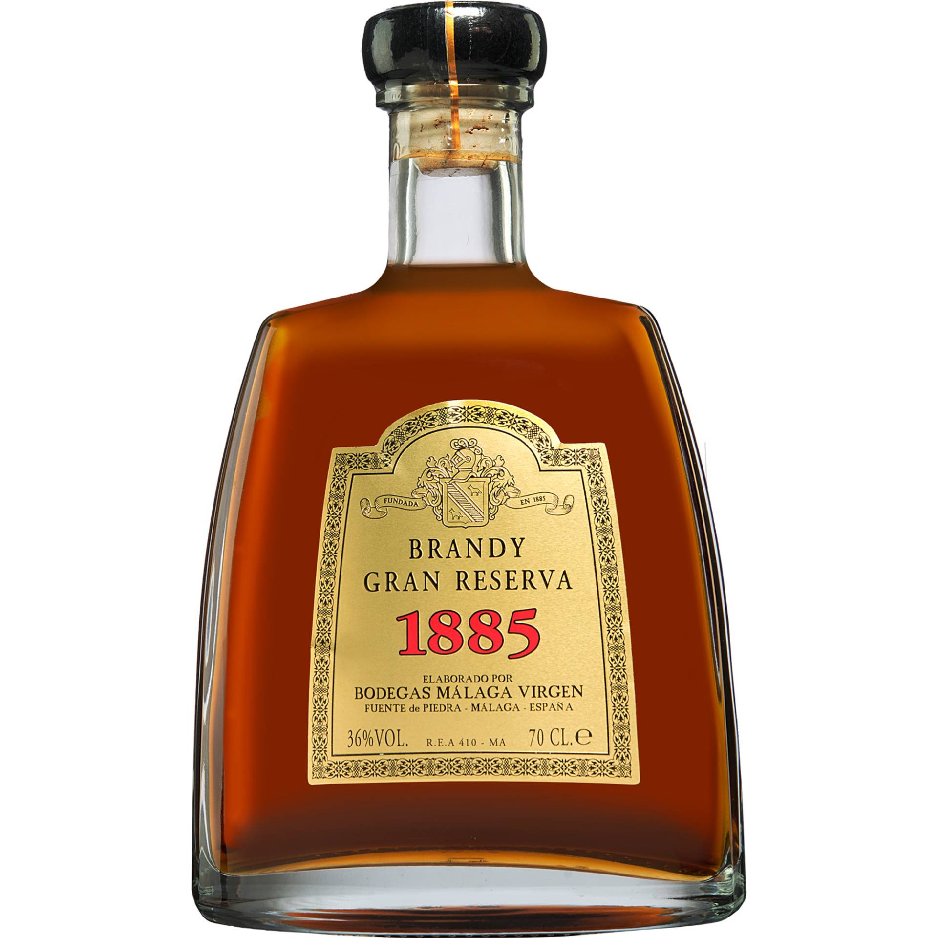 Brandy Málaga Virgen »Gran Reserva 1885« - 0,7 L. 0.7L 36% Vol. Brandy aus Spanien Brandy Málaga Virgen »Gran Reserva 1885« - 0,7 L. 0.7L 36% Vol. Brandy aus Spanien von Málaga Virgen