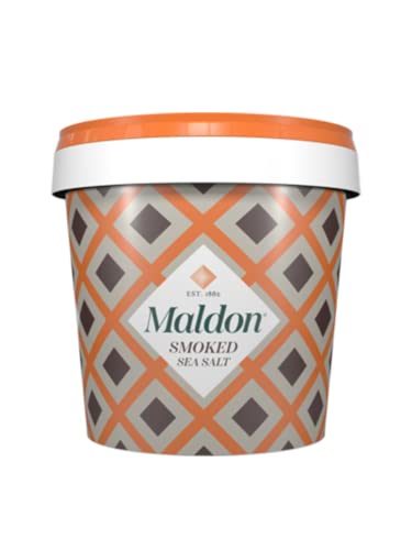 Maldon Sea Salt reine und geräucherte Meersalz Flocken, 500 g Eimer von Maldon